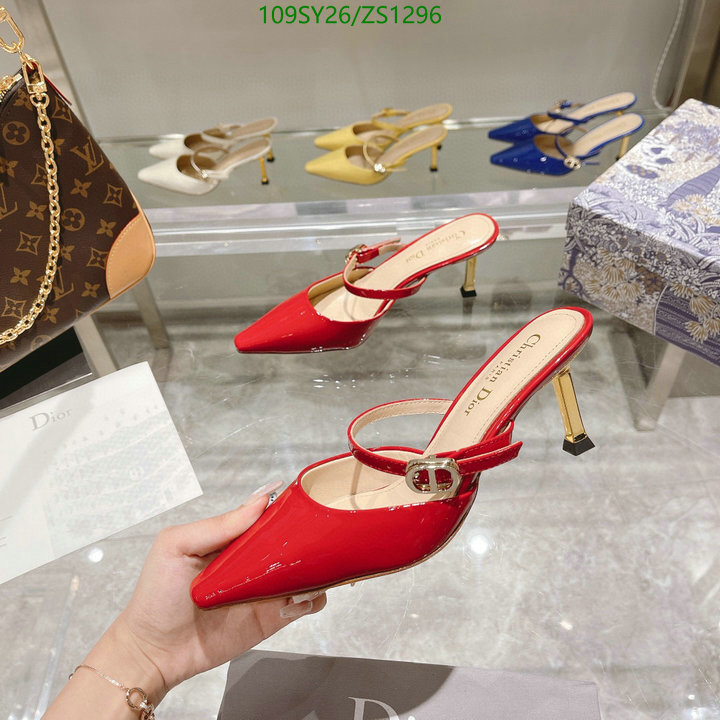 Women Shoes-Dior,Code: ZS1296,$: 109USD