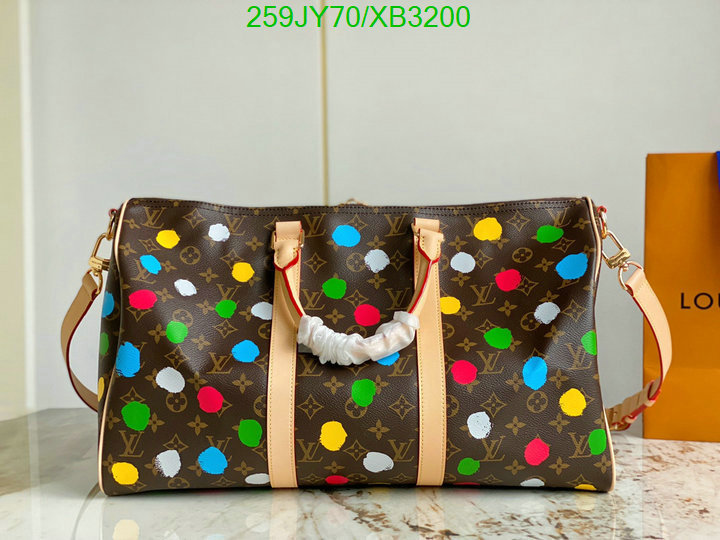 LV Bags-(Mirror)-Keepall BandouliRe 45-50-,Code: XB3200,$: 259USD