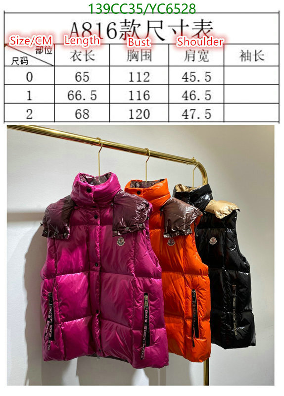 Down jacket Women-Moncler, Code: YC6528,$: 139USD