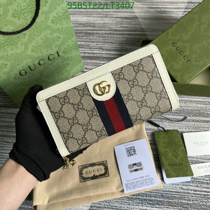 Gucci Bag-(Mirror)-Wallet-,Code: LT3407,$: 95USD