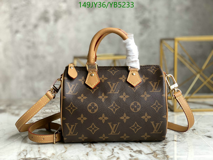 LV Bags-(Mirror)-Speedy-,Code: YB5233,