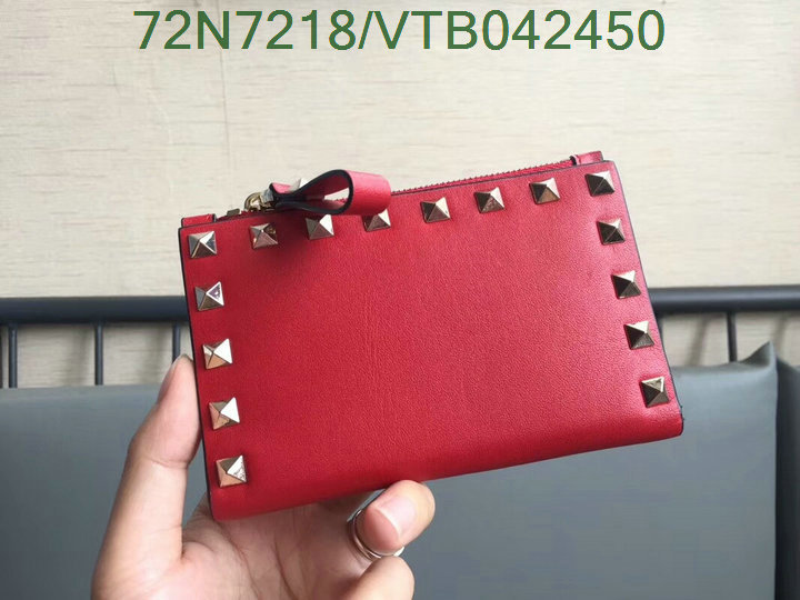 Valentino Bag-(Mirror)-Wallet-,Code: VTB042450,$:72USD