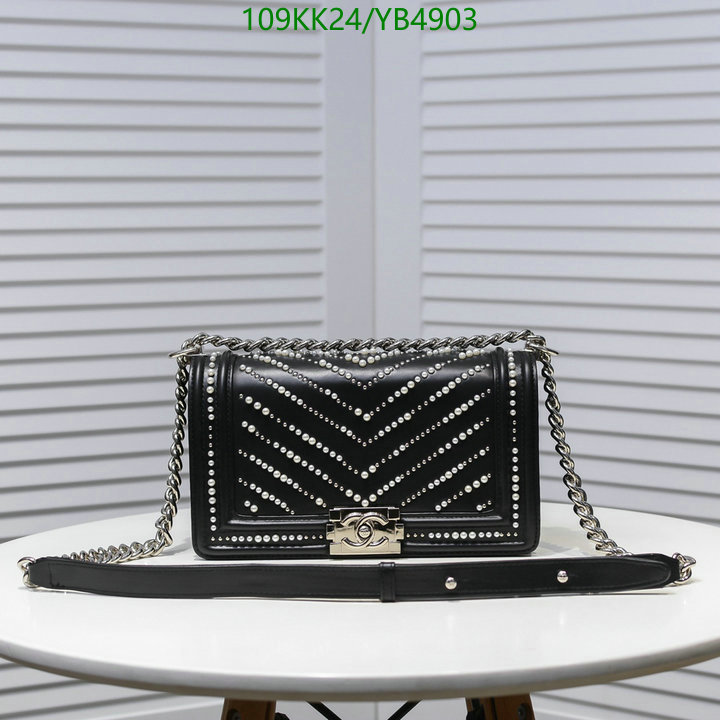 Chanel Bags ( 4A )-Le Boy,Code: YB4903,$: 109USD