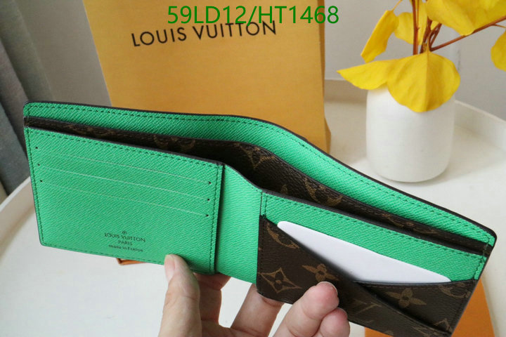 LV Bags-(Mirror)-Wallet-,Code: HT1468,$: 59USD