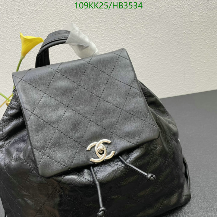 Chanel Bags ( 4A )-Backpack-,Code: HB3534,$: 89USD