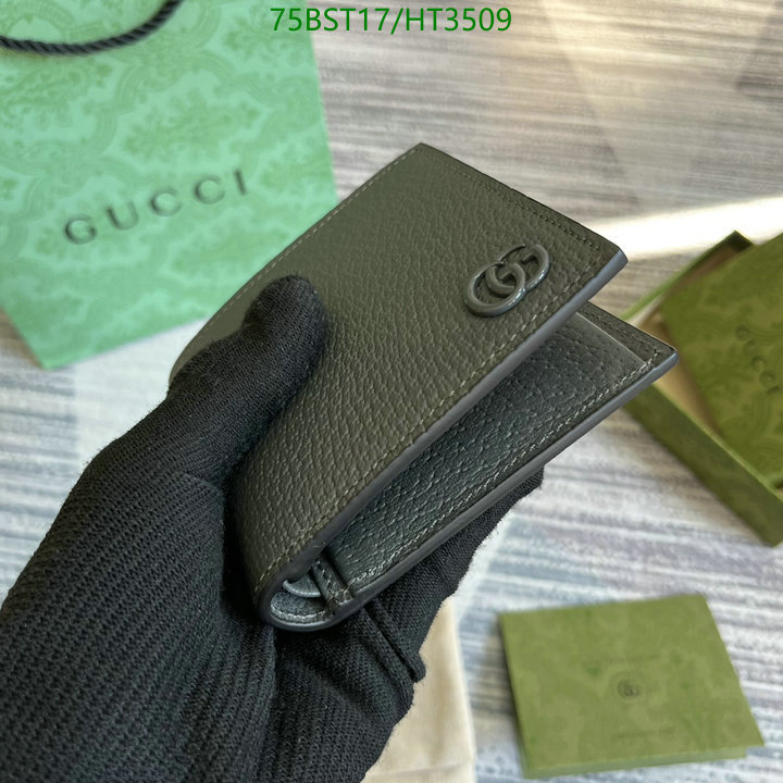 Gucci Bag-(Mirror)-Wallet-,Code: HT3509,$: 75USD