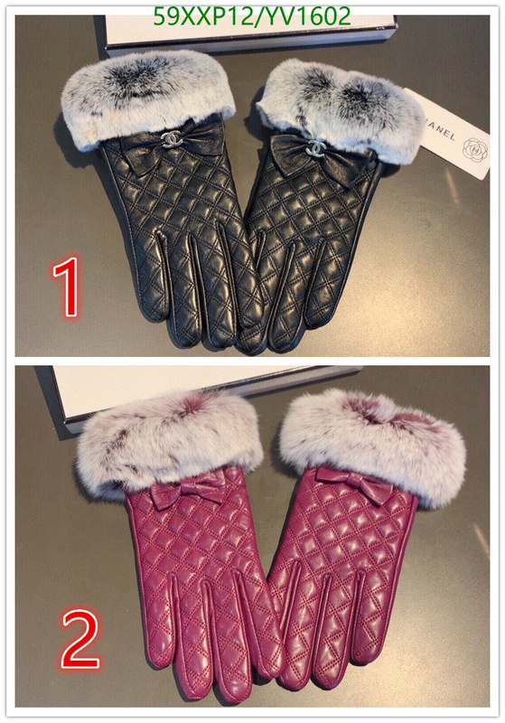 Gloves-Chanel, Code: YV1602,$: 59USD