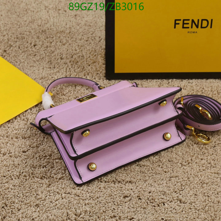 Fendi Bag-(4A)-Diagonal-,Code: ZB3016,$: 89USD