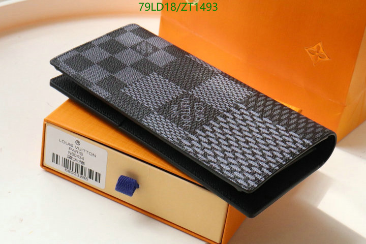 LV Bags-(Mirror)-Wallet-,Code: ZT1493,$: 79USD