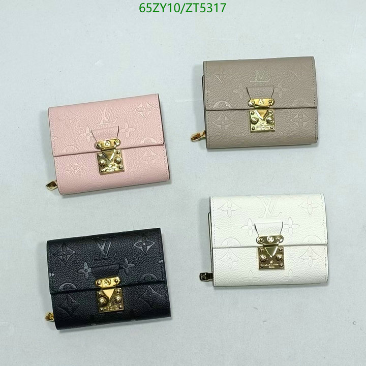 LV Bags-(4A)-Wallet-,Code: ZT5317,$: 65USD