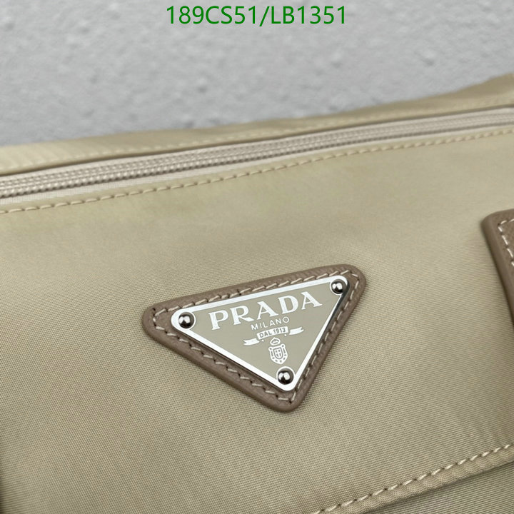 Prada Bag-(Mirror)-Diagonal-,Code: LB1351,$: 189USD