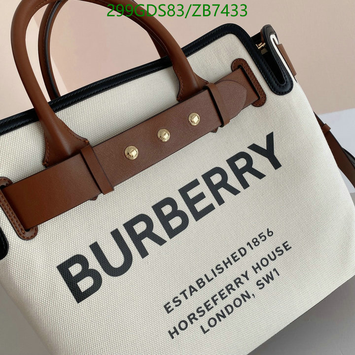 Burberry Bag-(Mirror)-Handbag-,Code: ZB7433,$: 299USD
