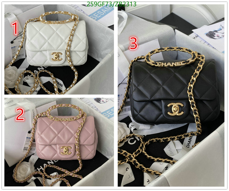 Chanel Bags -(Mirror)-Diagonal-,Code: ZB2313,$: 259USD