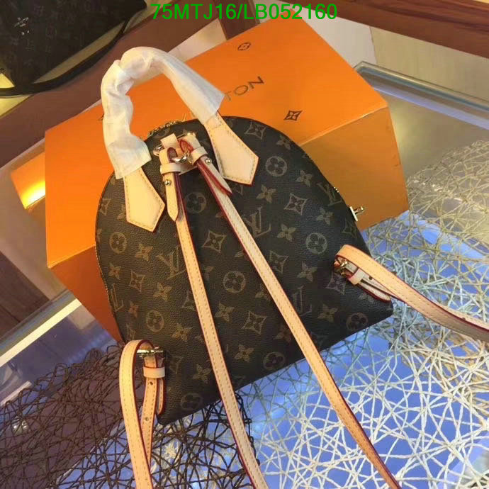 LV Bags-(4A)-Backpack-,Code：LB052160,$: 72USD