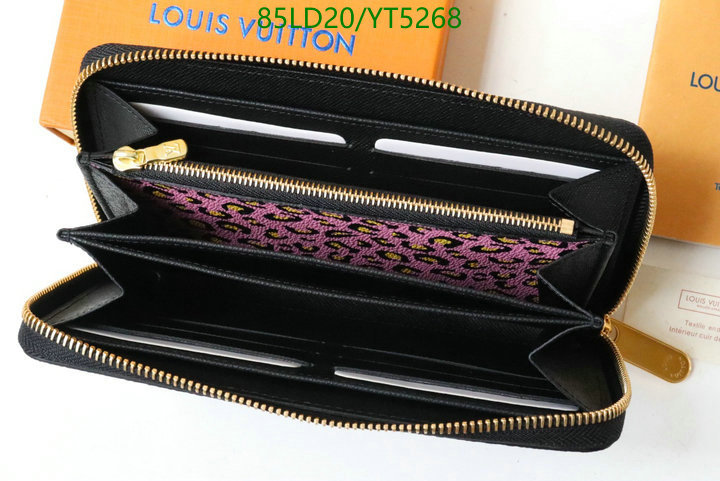 LV Bags-(Mirror)-Wallet-,Code: YT5268,$: 85USD