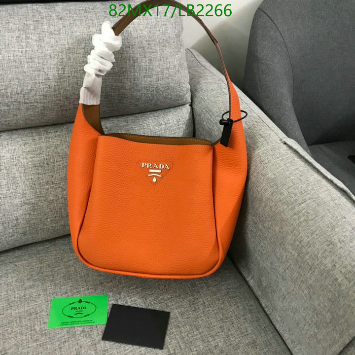 Prada Bag-(4A)-Handbag-,Code: LB2266,$: 82USD