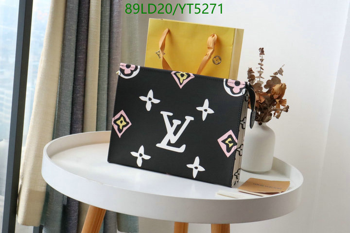 LV Bags-(Mirror)-Wallet-,Code: YT5271,$: 89USD