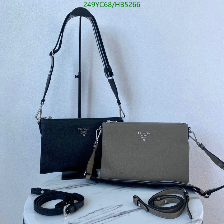 Prada Bag-(Mirror)-Handbag-,Code: HB5266,$: 249USD