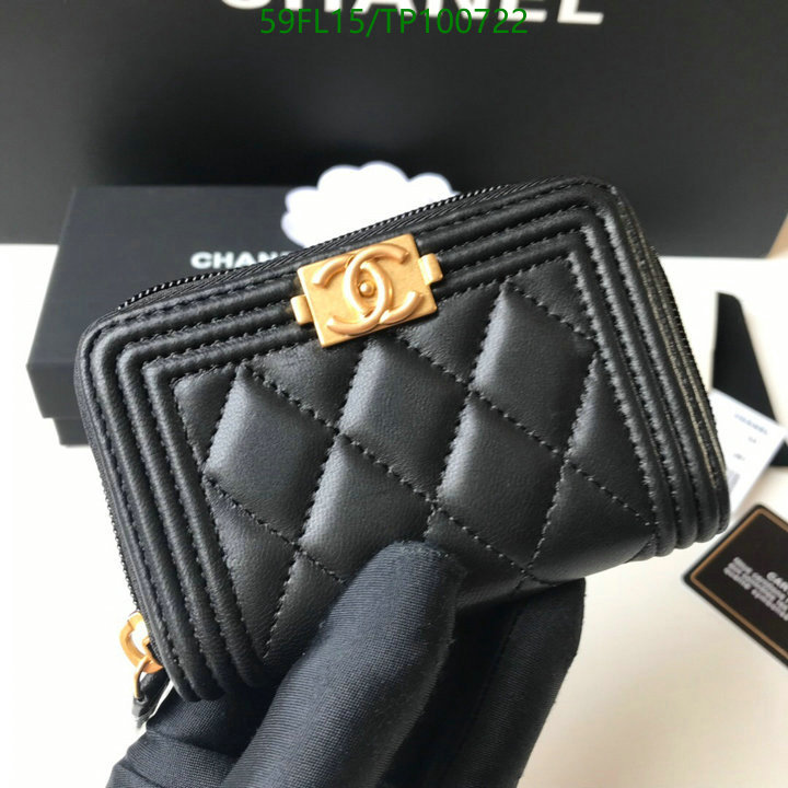 Chanel Bags ( 4A )-Wallet-,Code: TP100722,$: 59USD