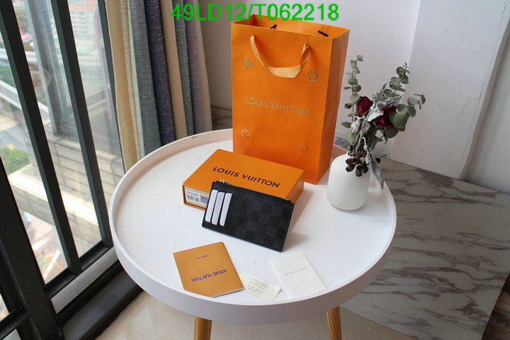 LV Bags-(Mirror)-Wallet-,Code: T062218,$: 49USD