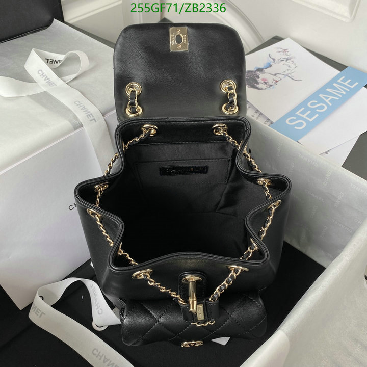 Chanel Bags -(Mirror)-Backpack-,Code: ZB2336,$: 255USD