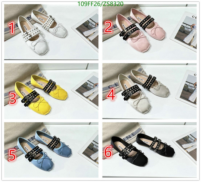 Women Shoes-Miu Miu, Code: ZS8320,$: 109USD