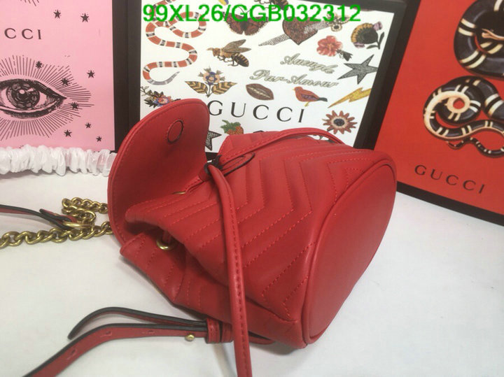 Gucci Bag-(4A)-Backpack-,Code: GGB032312,$: 99USD