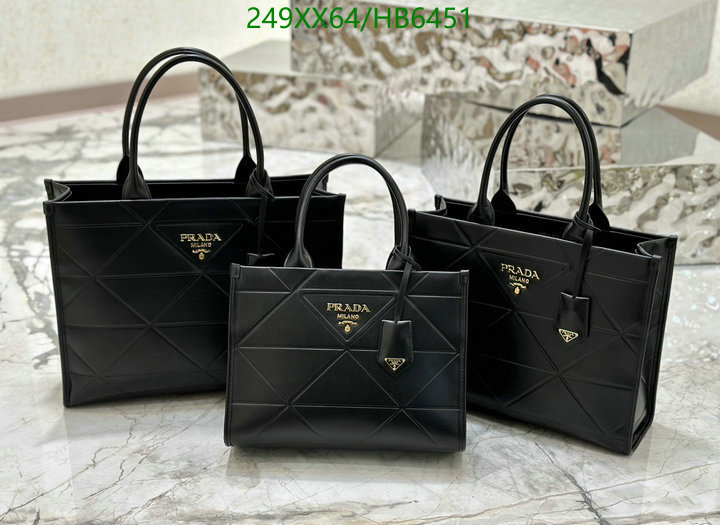 Prada Bag-(Mirror)-Handbag-,Code: HB6451,$: 249USD