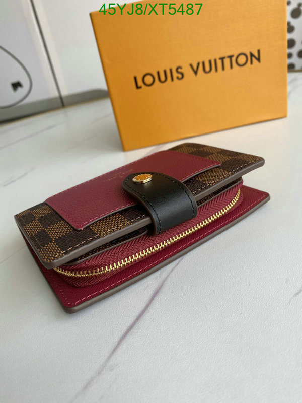 LV Bags-(4A)-Wallet-,Code: XT5487,$: 45USD