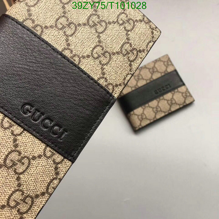 Gucci Bag-(4A)-Wallet-,Code: T101028,$:39USD