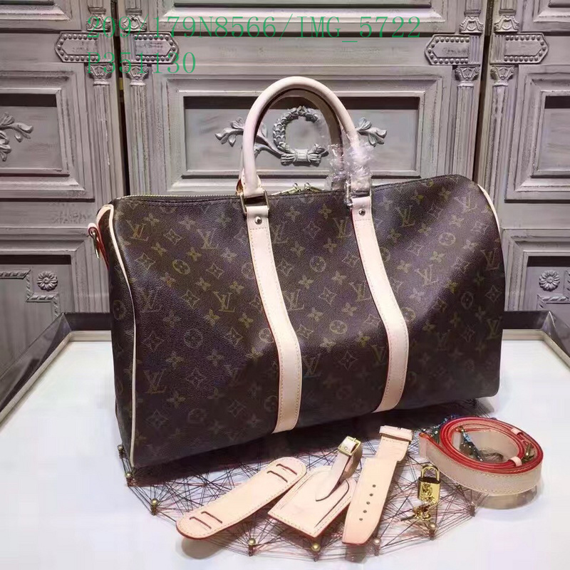 LV Bags-(Mirror)-Keepall BandouliRe 45-50-,Code：LB113025,$: 209USD