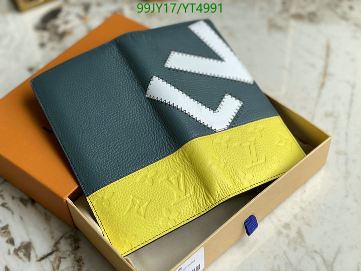 LV Bags-(Mirror)-Wallet-,Code: YT4991,$: 99USD