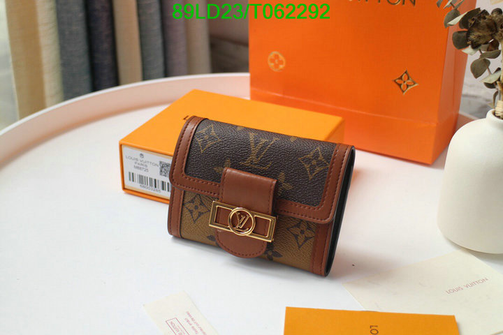 LV Bags-(Mirror)-Wallet-,Code: T062292,$: 89USD