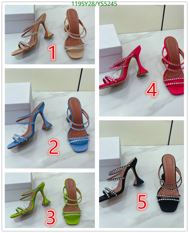 Women Shoes-Amina Muaddi, Code: YS5245,$: 119USD