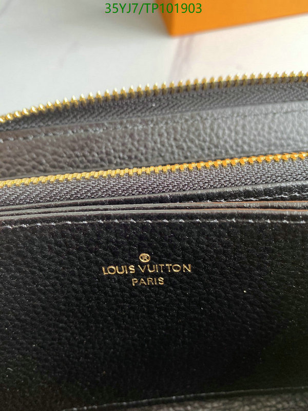 LV Bags-(4A)-Wallet-,Code: TP101903,$: 35USD