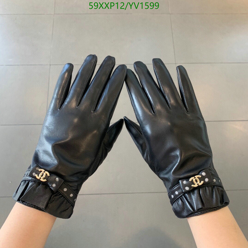 Gloves-Chanel, Code: YV1599,$: 59USD