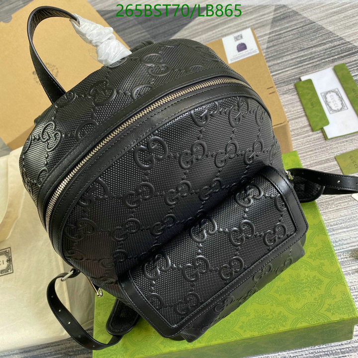 Gucci Bag-(Mirror)-Backpack-,Code: LB865,$: 265USD