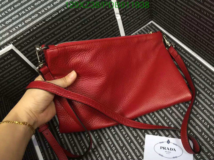 Prada Bag-(Mirror)-Handbag-,Code: PDB011938,$:129USD