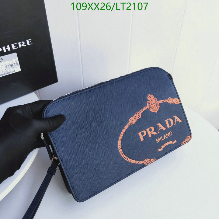 Prada Bag-(Mirror)-Wallet-,Code: LT2107,$: 105USD