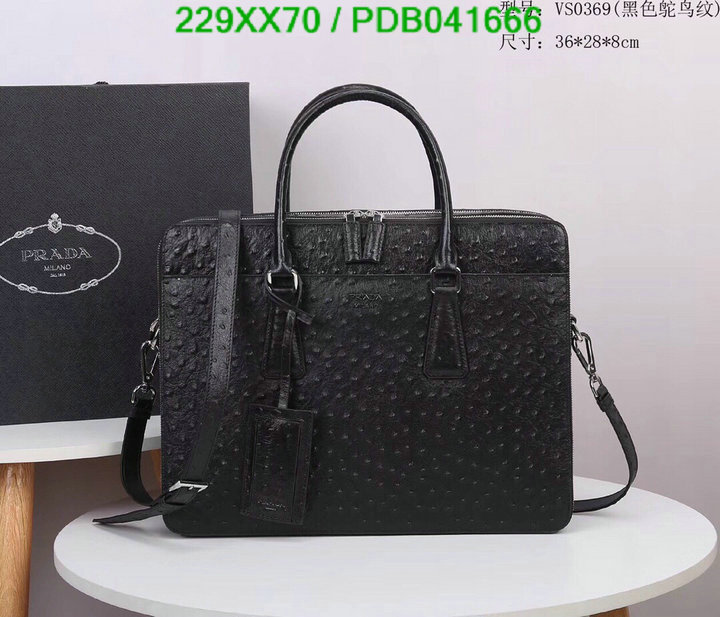Prada Bag-(Mirror)-Handbag-,Code: PDB041666,$: 229USD