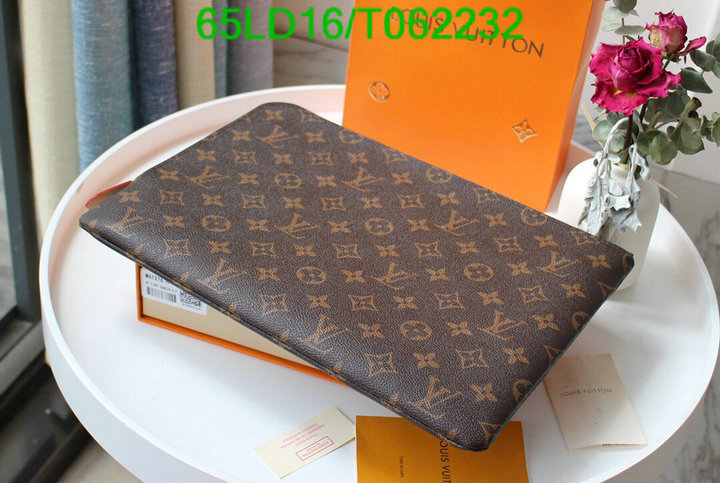 LV Bags-(Mirror)-Wallet-,Code: T062232,$: 65USD