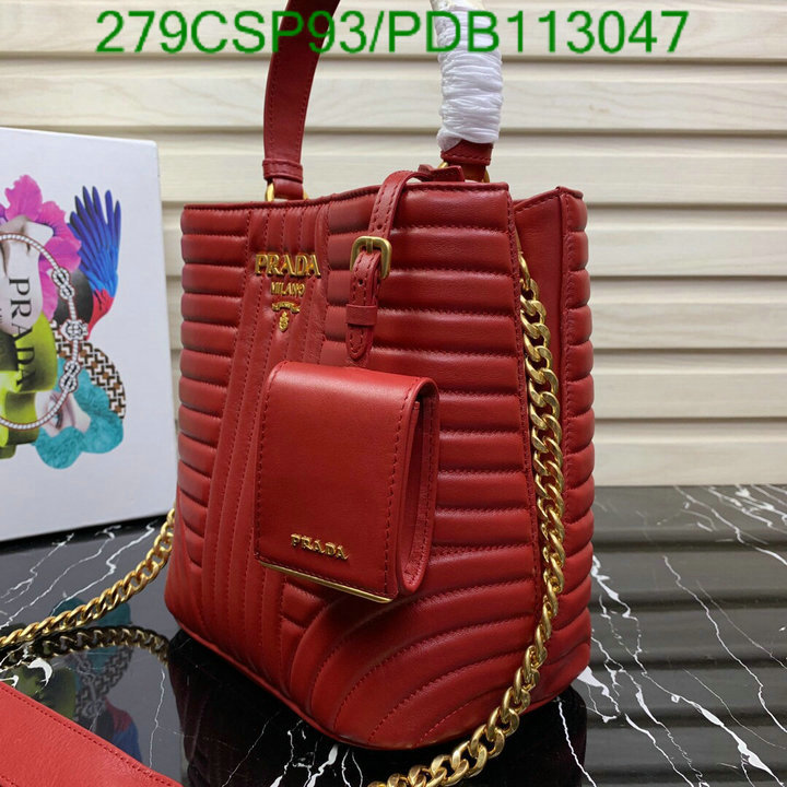 Prada Bag-(Mirror)-Handbag-,Code: PDB113047,$: 279USD