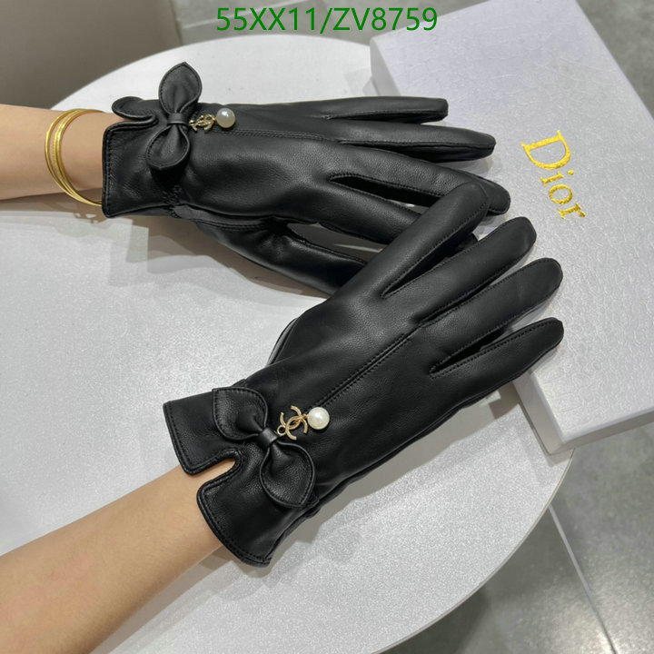 Gloves-Chanel, Code: ZV8759,$: 55USD