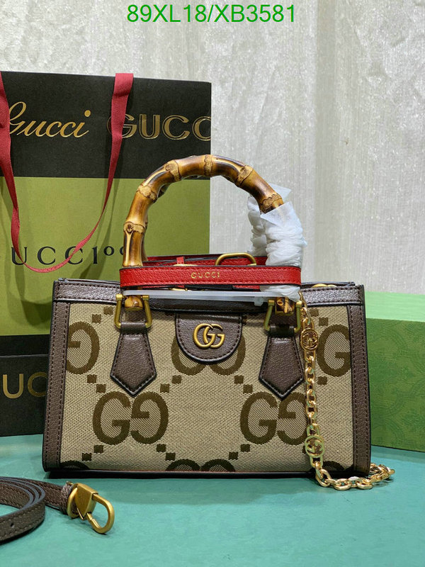 Gucci Bag-(4A)-Diana-Bamboo-,Code: XB3581,$: 89USD