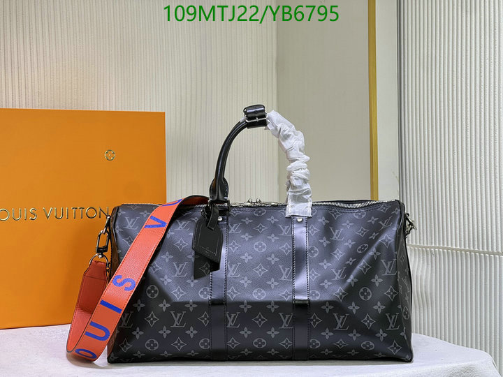 LV Bags-(4A)-Keepall BandouliRe 45-50-,Code: YB6795,$: 109USD