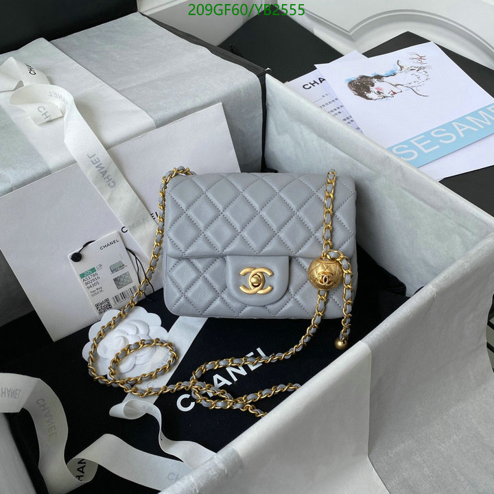 Chanel Bags -(Mirror)-Diagonal-,Code: YB2555,$: 209USD