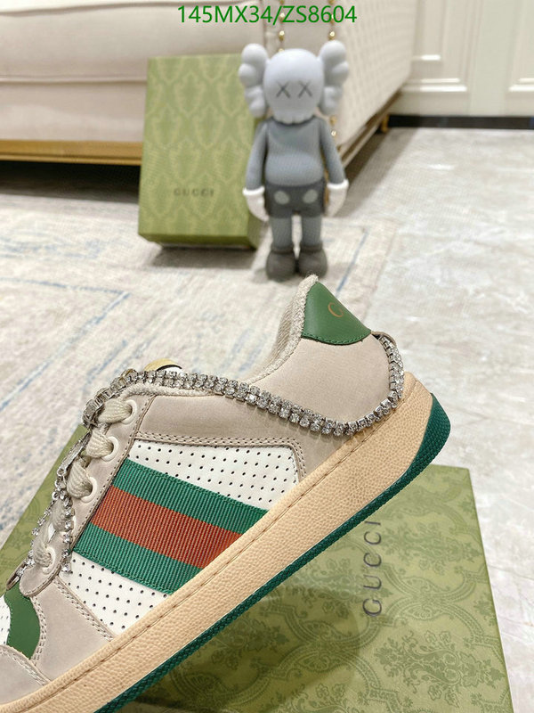 Men shoes-Gucci, Code: ZS8604,$: 145USD