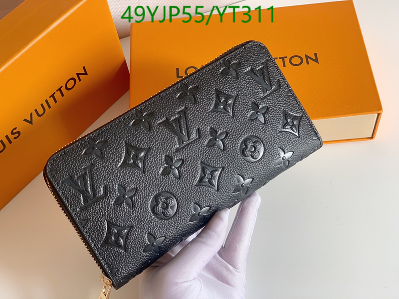 LV Bags-(4A)-Wallet-,Code: YT311,$: 49USD