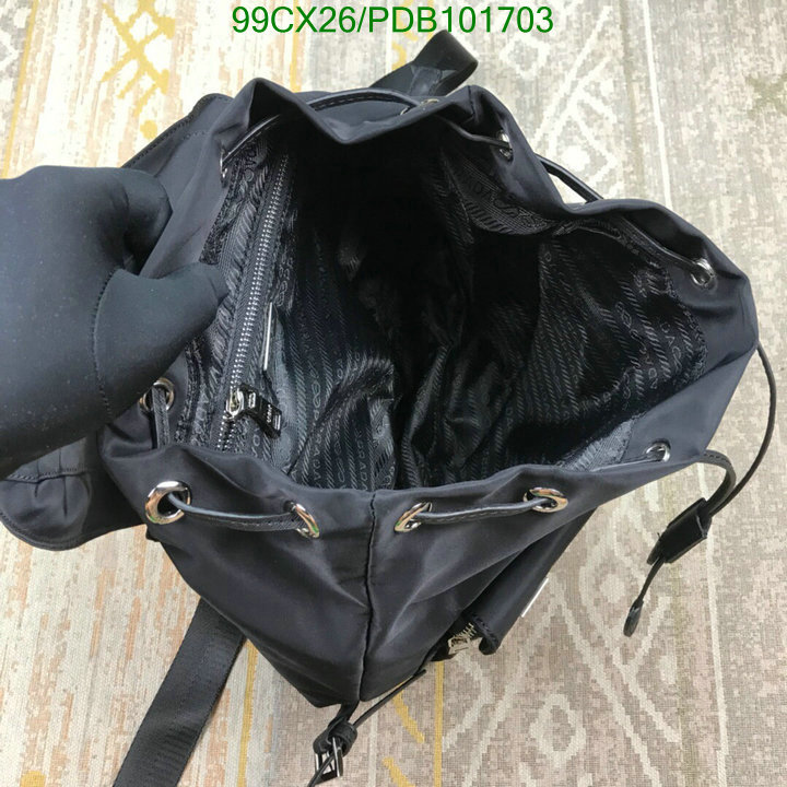 Prada Bag-(4A)-Backpack-,Code: PDB101703,