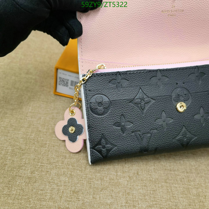 LV Bags-(4A)-Wallet-,Code: ZT5322,$: 59USD